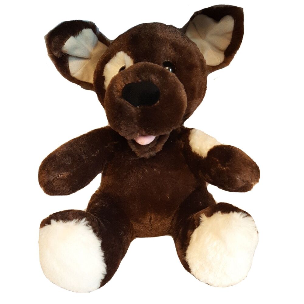 Build a Bear Workshop Brown Plush Dog Stuffed Toy 2011 Huggable Soft